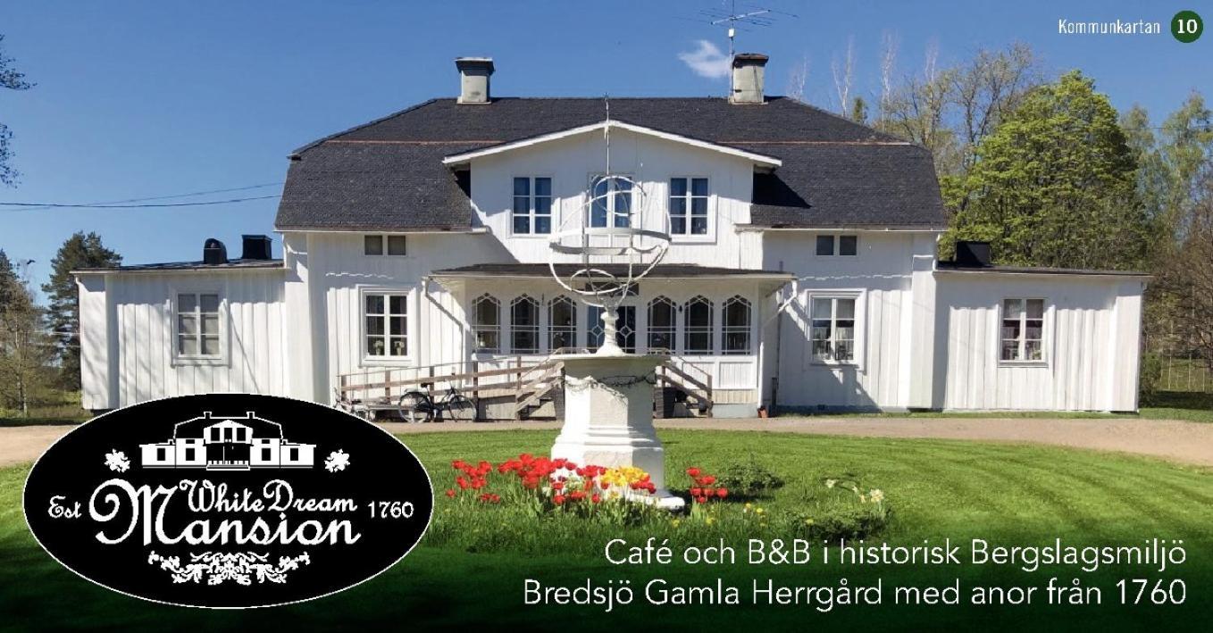 Bredsjoe Gamla Herrgard White Dream Mansion Hallefors  ภายนอก รูปภาพ
